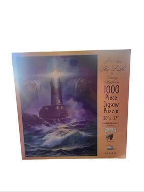 NEW SunsOut I am The Light 1000 Piece Lighthouse Jigsaw Puzzle 20 in x 27 in